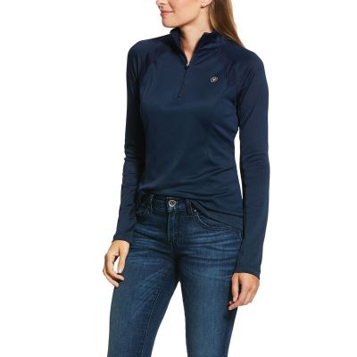 Ariat Sunstopper 2.0 - Base Layer Donkerblauw Dames - 33914-024